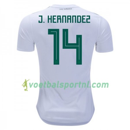 Mexico J.Hernandez 14 Uit Shirt WK voetbal 2018